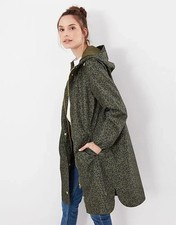 JOULES Animal Print Waybridge Waterproof Packable Jacket WORN ONCE, Size UK 16!