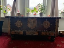 Antique indian sheesham coffee - indian,
