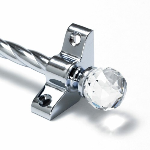 Polished chrome stair rods - rods,