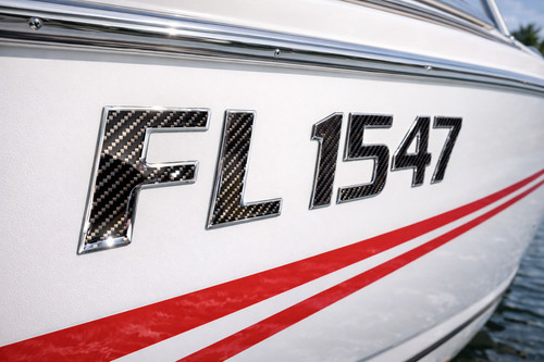 Carbon fiber boat numbers and - carbon,