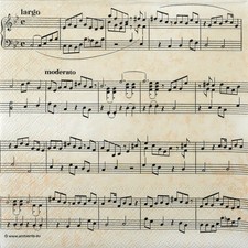 4x Single Lunch Paper Napkins