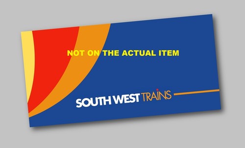 Sticker south west - west, trains