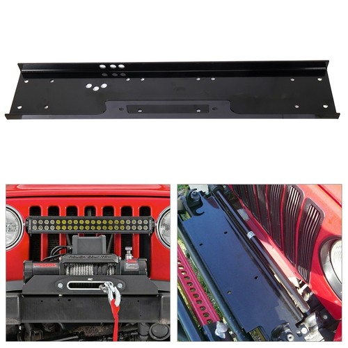 Recovery winch mounting plate - mounting,