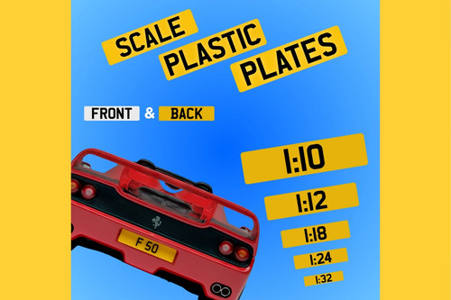 Number plates for scale - plates,