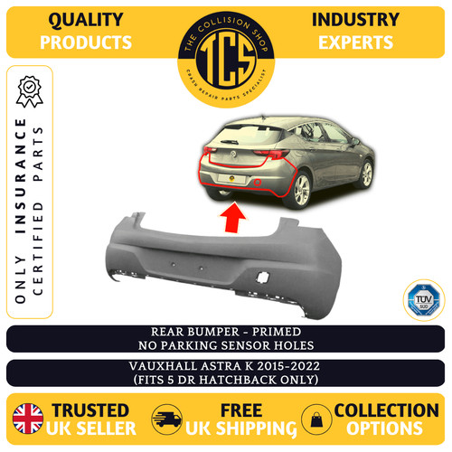 Rear bumper primed - -, vauxhall
