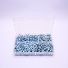 1200Pcs Pan Head Self Drilling Screws Assorted Box Self Tapping Screw Tapper Set