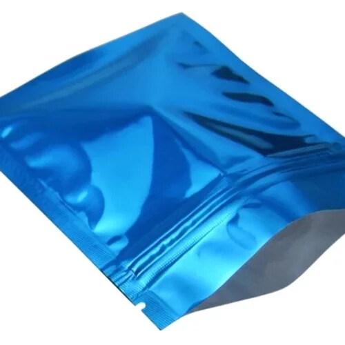 14cm 20cm blue foil zip - 20cm,