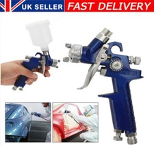 Air Spray Gun Kit Paint Touch Up Gravity Feed Low Pressure Sprayer 1.0MM Nozzle