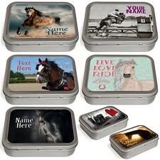 Personalised Tobacco Tin Horse
