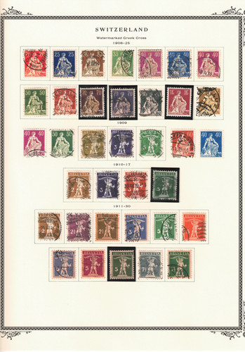 Switzerland 1843 2007 stamps - 1843-2007,