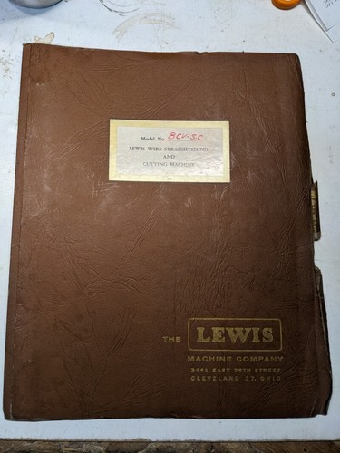 Lewis wire straightening - lewis,