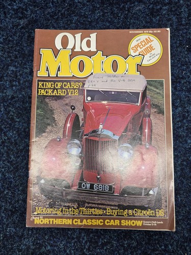 Old motor magazine november - old,