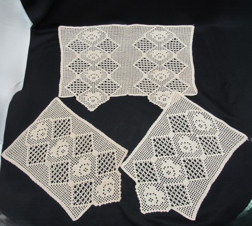 Hand crochet antimacasser - crochet,