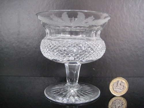 Edinburgh thistle cut glass - edinburgh,