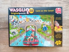 Wasgij Jigsaw Puzzle Calm On the Canal, No.33, 1000 Pieces, Brand New