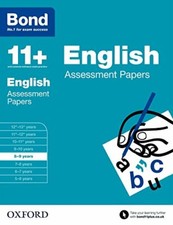 Bond 11+: English Assessment Papers: 8-9 years By Sarah Lindsay,Bond 11+