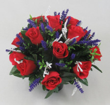 Artificial silk flowers