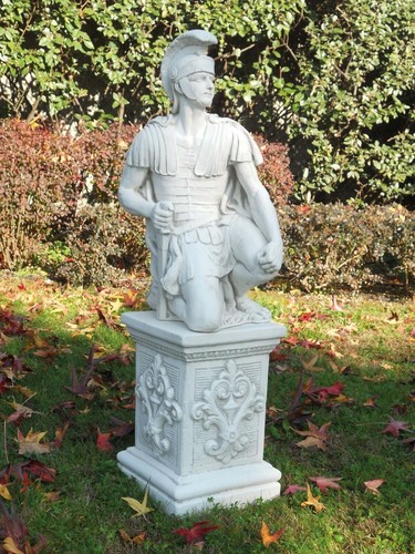 Roman soldier kneeling with - soldier,