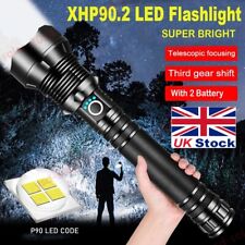 2500000000LM LED Super Bright P90 Flashlight Rechargeable Powerful Torch Police