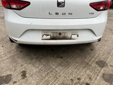 2018 SEAT LEON MK3 REAR BUMPER LS9R GLACIAR WHITE