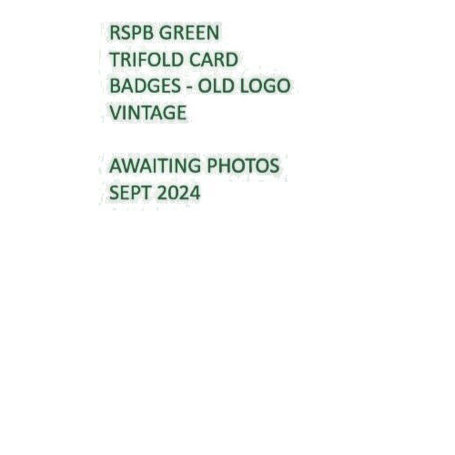 Rspb pin badges green - pin, 4x