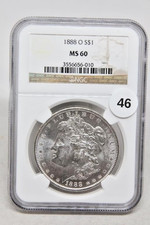 1888-O Morgan Silver Dollar $1