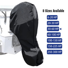 Cover Black Boat Motor Cover
