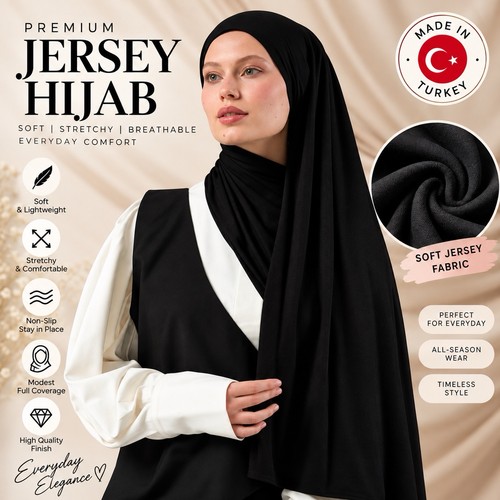 Premium jersey hijab scarf - premium,