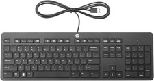 HP USB Wired Keyboard Black for Desktop Laptop Office Use