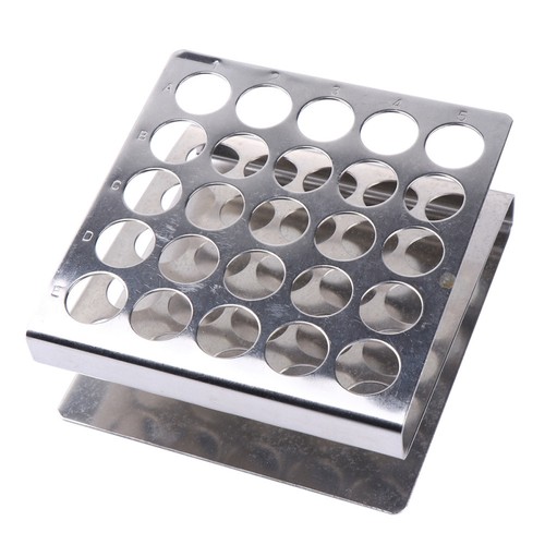 Stainless steel test tube rack - stainless,