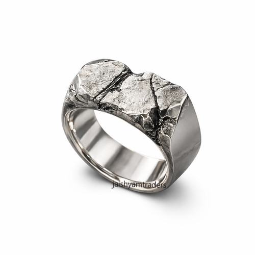 Mens sterling silver cracked - mens,