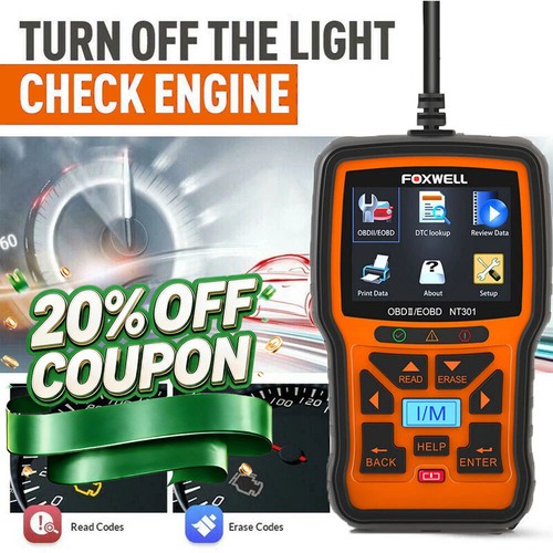 Foxwell nt301 obd2 scanner - foxwell,