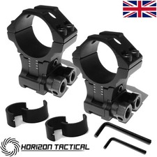Horizon 11mm Weaver Adjustable Scope Mount 30mm 1" Dovetail Riser Rings Profile
