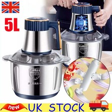 5L Electric Meat Grinder Mincer Mixer 500W Home Blender Food Chopper Processor