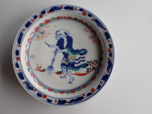 Antique japanese imari - antique, plate