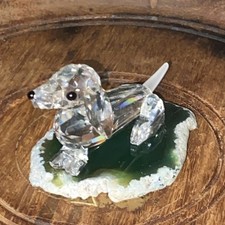 Swarovski Crystal Dachshund Puppy !!!