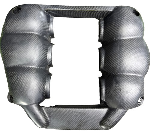 Carbon fiber engine cover trim - engine,