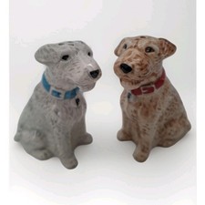 Cath Kidston Stanley Dog Salt & Pepper Shakers Cruet set Boxed Unused Rare 