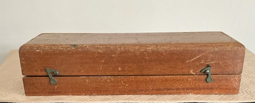 Vintage wooden box apothecary - wooden,