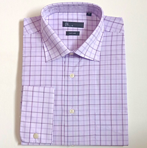 Bhs easy care lilac check - bhs,