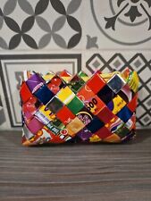 Coin purse made from recycled crisps/candy wrappers