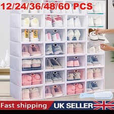 12-60PCS Plastic Shoe Storage