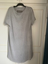 OSKA size   2 dress size 18/20, Grey hemp and cotton mix. Classic dress. GC