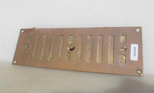 Vintage Brass Ventilation Grille Grate Air Vent Open - Close Antique Old  9"x3"