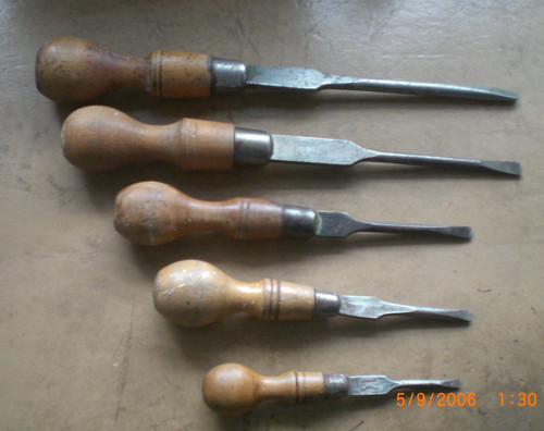 Vintage screw drivers - screw,