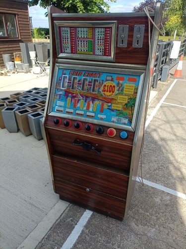 Vintage fruit machine - vintage,