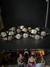 WWE Figures Jakks Mattel Championship Bundle Mattel Belt Job Lot Wrestling