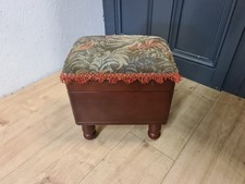 Vintage style sewing box stool