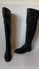 Unisa Black Leather Over Knee