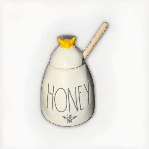Rae dunn honey pot with - dunn,